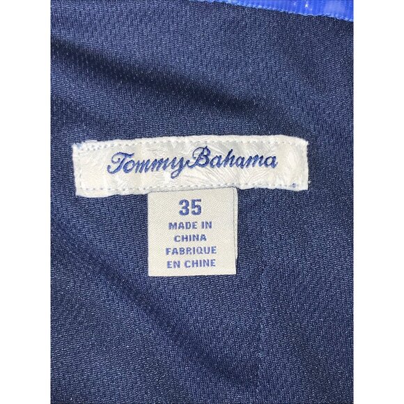 Tommy Bahama Men's Blue & White Summer Plaid Casual Shorts - Picture 3 of 8